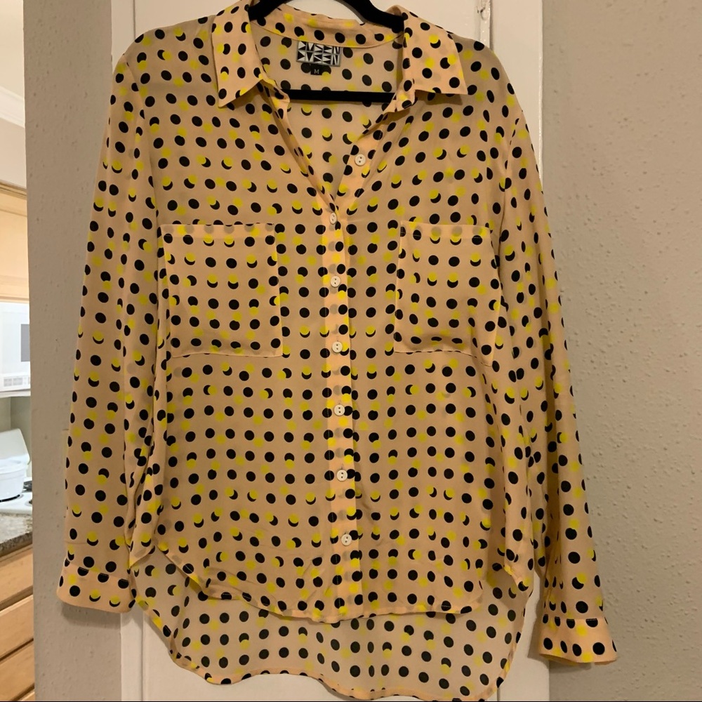 Dusen Dusen polka dot printed top